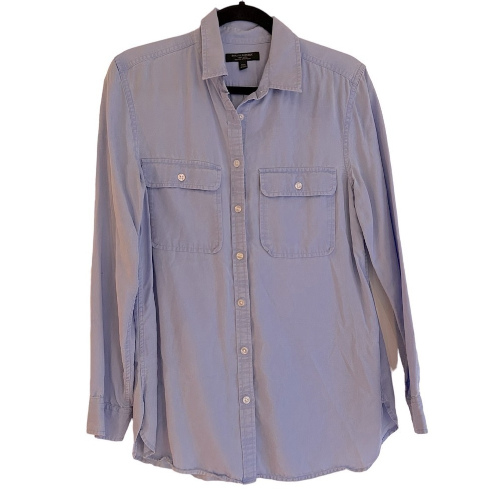 Banana Republic Button Front Lyocell Shirt